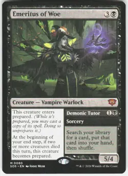 Emeritus of Woe 80 Secrets of Strixhaven Magic the Gathering - Image 1