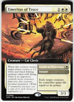 Emeritus of Truce Extended Art 309 Secrets of Strixhaven Magic the Gathering - Image 1