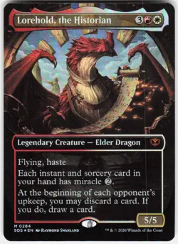 Lorehold the Historian Borderless Foil 284 Secrets of Strixhaven MTG - Image 1