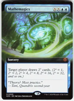 Mathemagics Extended Art 320 Secrets of Strixhaven Magic the Gathering - Image 1
