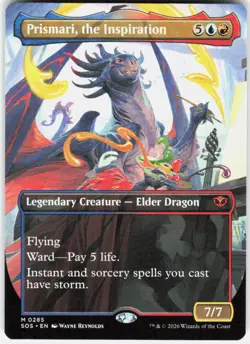 Prismari the Inspiration Borderless 285 Secrets of Strixhaven MTG - Image 1