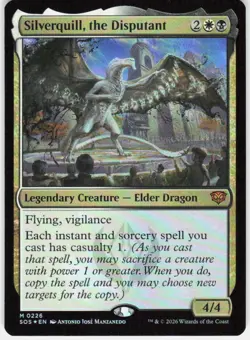 Silverquill the Disputant Foil 226 Secrets of Strixhaven Magic the Gathering - Image 1