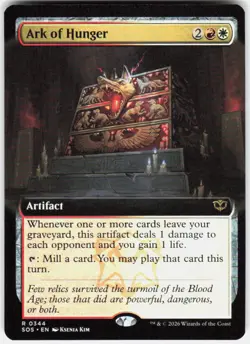 Ark of Hunger Extended Art 344 Secrets of Strixhaven Magic the Gathering - Image 1