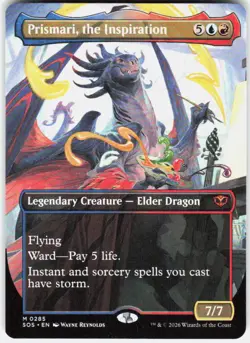 Prismari the Inspiration Borderless 285 Secrets of Strixhaven MTG - Image 1