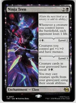Ninja Teen 67 Teenage Mutant Ninja Turtles Magic the Gathering - Image 1