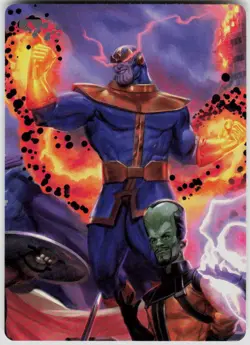 Thanos Death's Consort Art Card 8 Marvel Super Heroes Magic the Gathering - Image 1