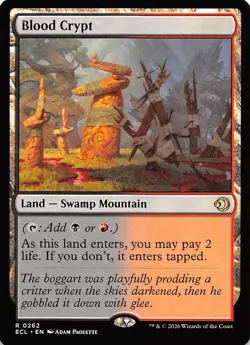 Blood Crypt 262 Lorwyn Eclipsed Magic the Gathering - Image 1