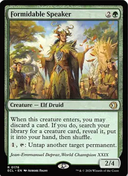 Formidable Speaker 176 Lorwyn Eclipsed Magic the Gathering - Image 1