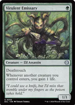 Virulent Emissary 202 Lorwyn Eclipsed Magic the Gathering - Image 1