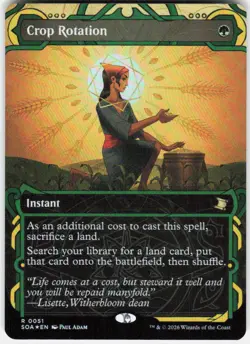 Crop Rotation Foil 51 Secrets of Strixhaven Magic the Gathering - Image 1