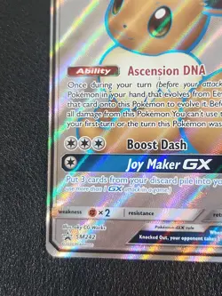 Pokemon Eevee Gx Full Art Black Star Promo SM242 - Image 5