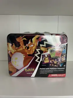 Pokemon Fall 2020 Collector's Chest Lunch Box Tin Charizard Sealed - Image 1