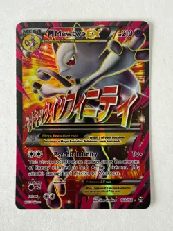 Pokemon TCG M Mewtwo EX 160/162 BREAKthrough Secret Rare Full Art Holo ENG - Image 1