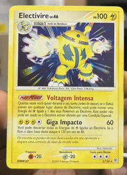 Electivire DPBP#147 Holo Rare 2007 Pokemon Portuguese Diamond Pearl - Image 1
