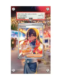 Carmine 217/167 - 130/101 SAR SIR PSA Graded Extended Art Card Display Case - Image 1