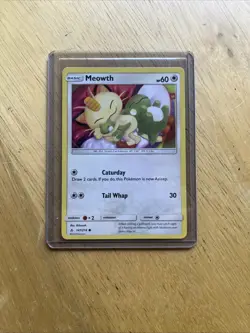 2019 Pokemon Meowth 147/214 Near Mint Unbroken Bonds - Image 2
