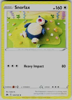 Snorlax 109/159 SWSH: Crown Zenith Pokemon - Image 1