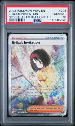 Erika's Invitation 151 203 Special Illustration Rare PSA 10 Pokemon - Image 1
