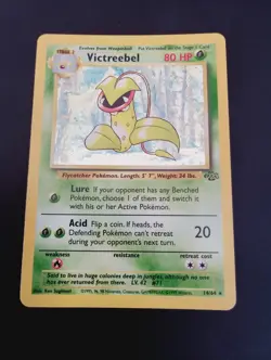 Pokemon Victreebel 14/64 Holo Rare Jungle Unlimited WOTC 1999 Near Mint NM - Image 1