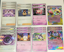 Mega Chandelure ex Slowbro ex Deck Core Pokemon TCG Pitch Black Playable Lot - Image 1