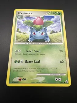 Vintage 2007 Ivysaur Secret Wonders 51/132 Kagemaru Himeno Pokemon TCG - NM - Image 4