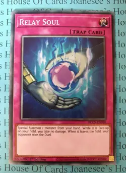 Relay Soul DLCS-EN010 Common Yu-Gi-Oh Card 1st Edition New - Image 1