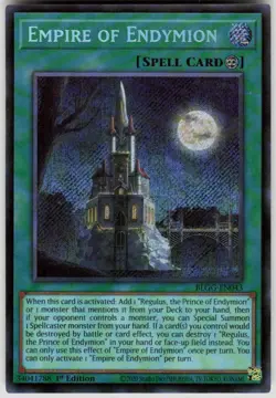Empire of Endymion BLGG-EN043 Battles of Legend: Glorious Gallery Yugioh - Image 1
