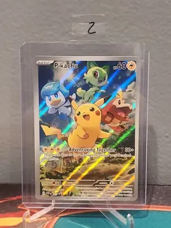 Pikachu SVP 027 Black Star Promo Pokemon Card - Image 3