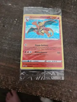 Pokemon TCG Special Delivery Charizard SWSH075 Holo Black Star Promo Sealed - Image 3