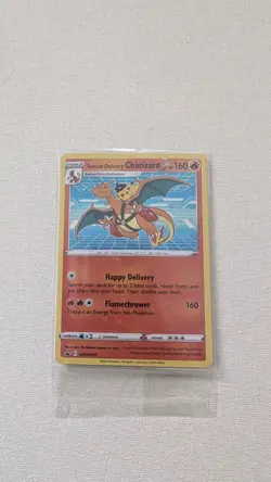 Pokemon TCG Special Delivery Charizard SWSH075 Holo Promo Sealed - Image 1