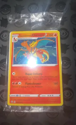 Pokemon TCG Special Delivery Charizard SWSH075 Black Star Promo Holo Card Sealed - Image 1