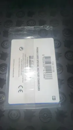 Pokemon TCG Special Delivery Charizard SWSH075 Black Star Promo Holo Card Sealed - Image 2