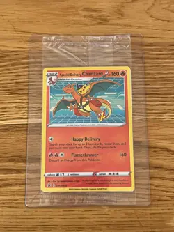 Special Delivery Charizard SWSH075 Pokemon TCG Holo Black Star Promo Sealed - Image 1