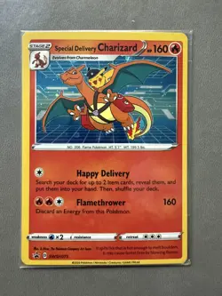 Pokemon TCG Special Delivery Charizard SWSH075 Holo Promo Sealed - Image 1