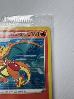 Pokemon TCG Special Delivery Charizard SWSH075 Holo Black Star Sealed - Image 2