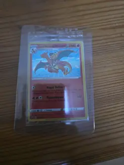 Pokemon TCG Special Delivery Charizard Promo Card SWSH075 Holo Sealed - Image 1