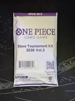 ONE PIECE TCG STORE TOURNAMENT KIT 2026 VOL 3 NEW SEALED BANDAI - Image 1