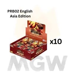 One Piece PRB-02 English Booster Case of 10 Booster Boxes 'Asia Ed' Ship 3/10 - Image 1