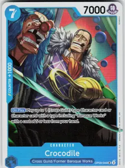 Crocodile Foil OP09-046 Premium Booster Vol 2 PRB-02 One Piece - Image 1