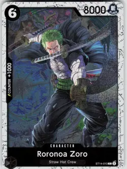 Roronoa Zoro Foil ST14-013 Premium Booster Vol 2 PRB-02 One Piece - Image 1