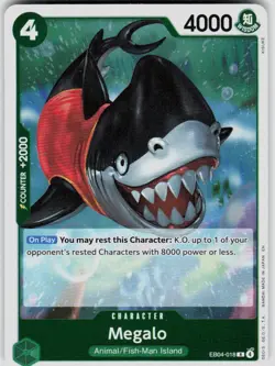 Megalo Foil EB04-018 The Azure Sea's Seven One Piece - Image 1