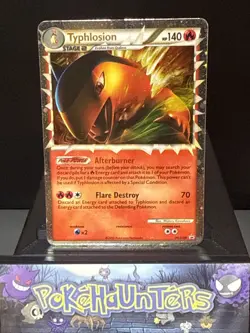 Pokemon Card Typhlosion HGSS09 HeartGold SoulSilver BlackStar Promo Played LP - Image 1