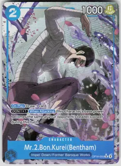 Mr.2.Bon.Kurei(Bentham) (055) Foil OP16-055 The Time of Battle One Piece - Image 1