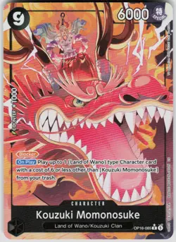 Kouzuki Momonosuke (085) Foil OP16-085 The Time of Battle One Piece - Image 1