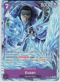 Kuzan (Alternate Art) Foil OP16-063 The Time of Battle One Piece - Image 1