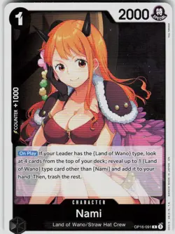 Nami Foil OP16-091 The Time of Battle One Piece - Image 1