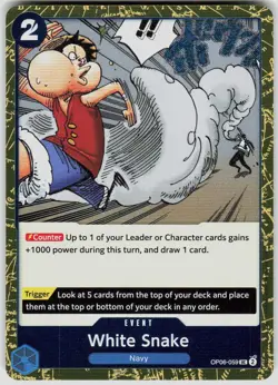 White Snake Foil OP06-059 Premium Booster Vol 2 PRB-02 One Piece - Image 1