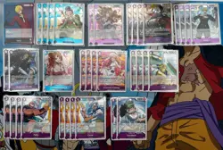 ONE PIECE TCG - Blue/Purple SANJI DECK w/ 10 Don!!! - Sleeved - TOURNAMENT READY - Image 1