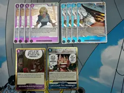 ONE PIECE TCG - Blue/Purple SANJI DECK w/ 10 Don!!! - Sleeved - TOURNAMENT READY - Image 3