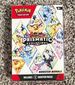 Pokemon TCG Prismatic Evolutions Booster Bundle Box 6 Packs English 2025 - Image 1